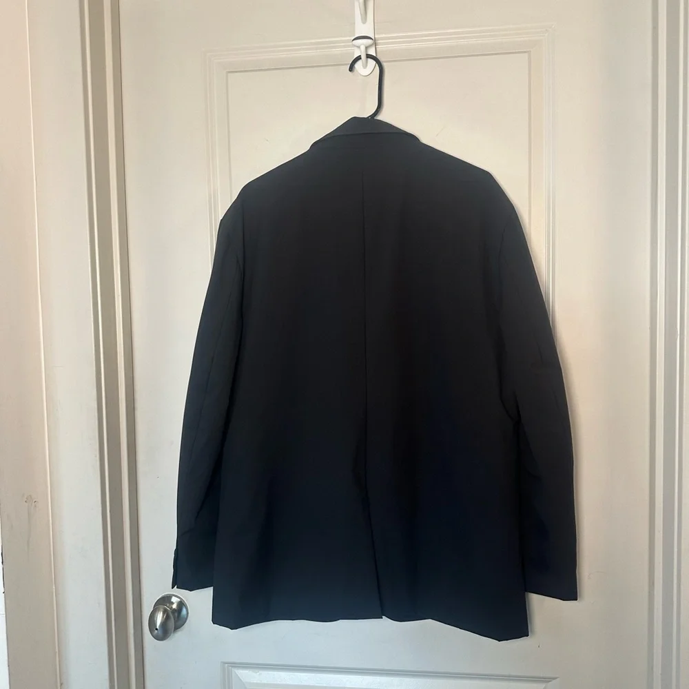 Banana Republic Sport Motion Tech Black 2 Button Wrinkle Free Black Blazer, L